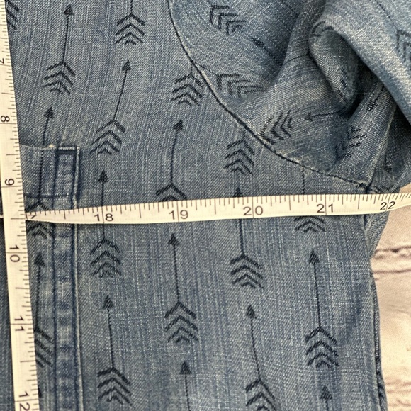 English Laundry Blue Chambray Button-Up Shirt Size L Great Pre-Owned Condition - Picture 10 of 11